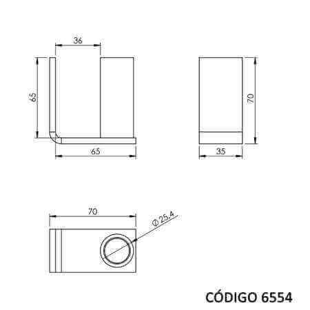 Presilha para Sargento 6554