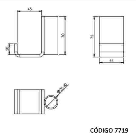 Presilha para Sargento 7719