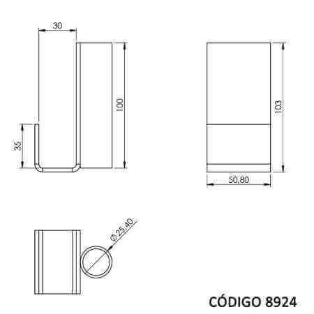 Presilha para Sargento 8924